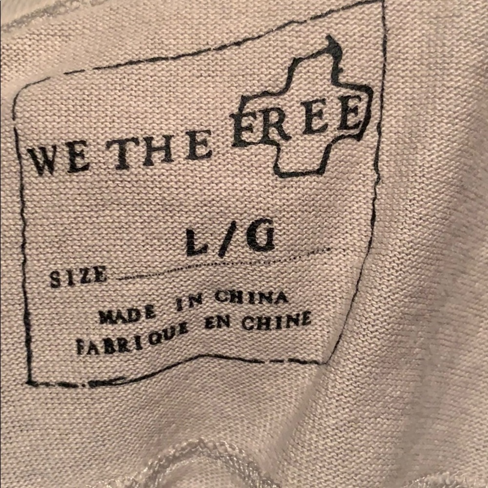Free People Long Sleeve Blouse - Size Large - Picture 4 of 4